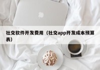 社交軟件開發(fā)費用（社交app開發(fā)成本預算表）